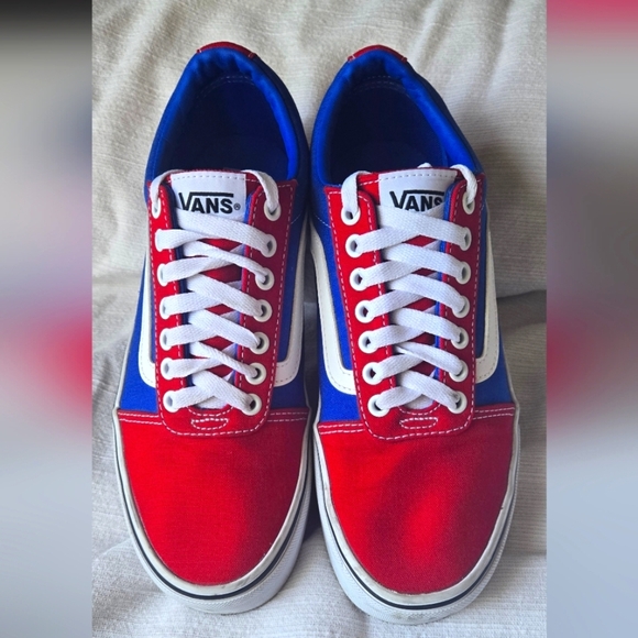 Vans Other - Vans Old School in Red and Blue